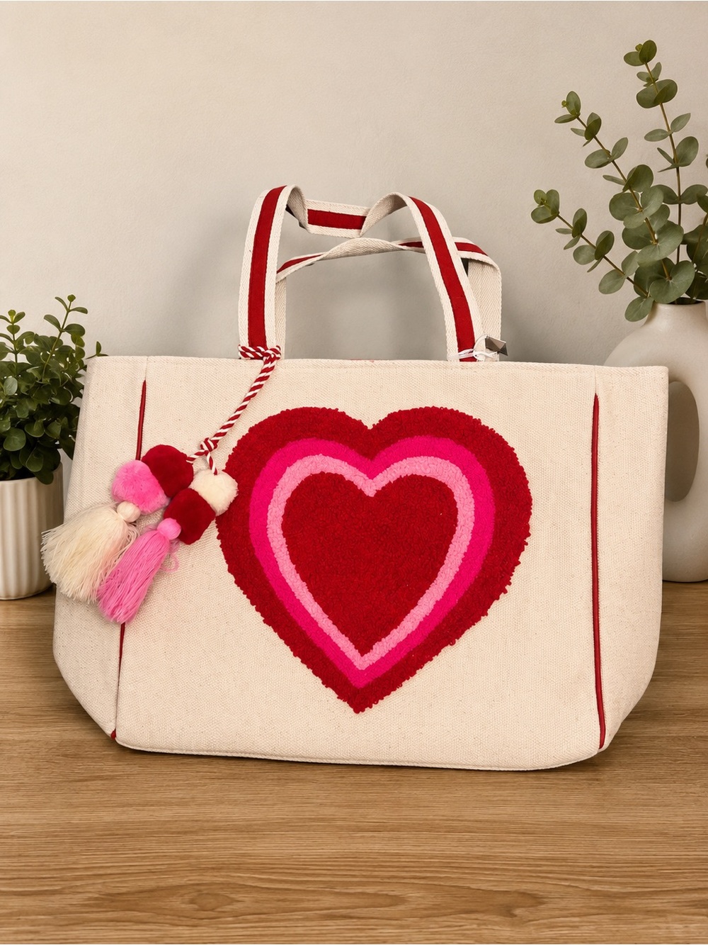 Katydid Heart Canvas Tote Bag ❤️ - Picture 6 of 6